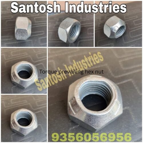 Torque prevailing hex nut