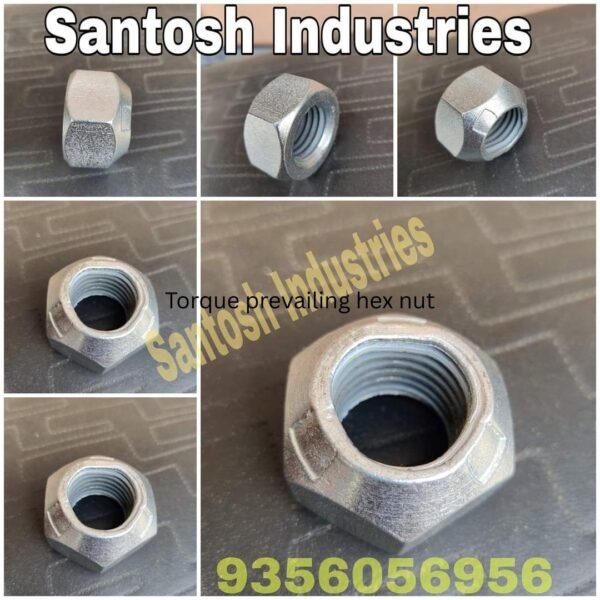 Torque prevailing hex nut